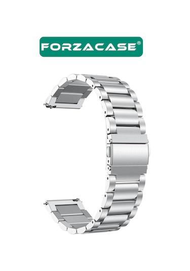 Forzacase Huawei Watch Gt 5 46mm İçin Metal Kordon Kayış - Fc141 Gümüş