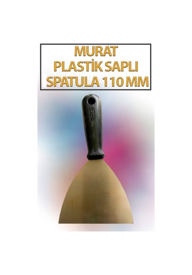 Plastik Saplı Spatula No 110 Ekonomik, Paslanmaz Spatula Ağız Genişliği 110 Mm