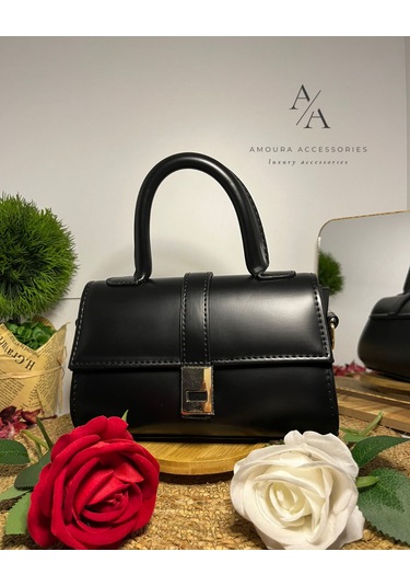 Klasik Omuz Çantası Serisi Siyah