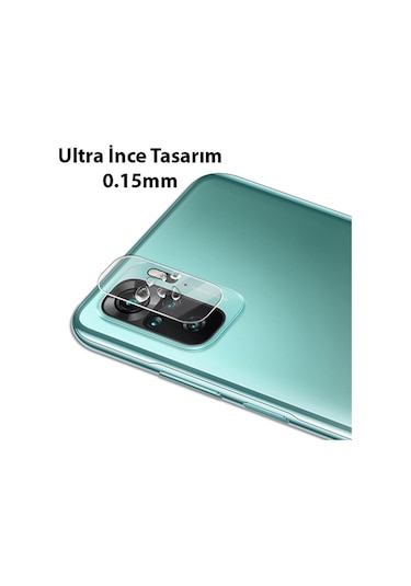 Ally Xiaomi Redmi Note 10 4G Tempered Glass Cam Kamera Koruyucu