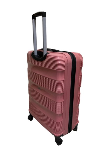 Albatros Pp Valiz Gül Kurusu Siyah Kabin Boy 605659 Gülkurusu