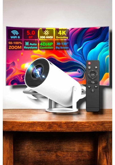 Hdmı Ve Full Hd Teknolojili 160 Ansı Lümen Kablosuz Projeksiyon