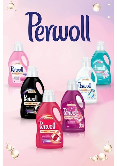 Perwoll Hassas Bakım Sıvı Çamaşır Deterjanı Renkli Yenileme 4 x 2970 ML  200 Yıkama