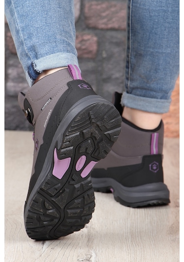Lumberjack Re-cycle Kaymaz Su Geçirmez Outdoor Kadın Bot 667800001060 12 Mor