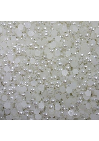 10 MM Yarım İnci Krem 25 G 100 - 105 Adet