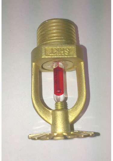 Non Ul Sarkık Tip Yangın Sprink Pirinç 68 C Kırmız 1/2 Sr