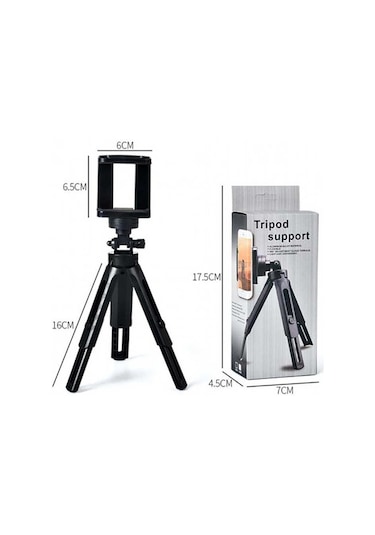 Tripod 5 Kademeli Dik-Yan Duruşlu Telefon Tutucu Tr3 Tripod