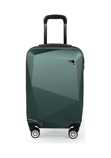 Polo&Sky Elmas Model Haki Renk Kabin Boy Valiz Bavul Haki