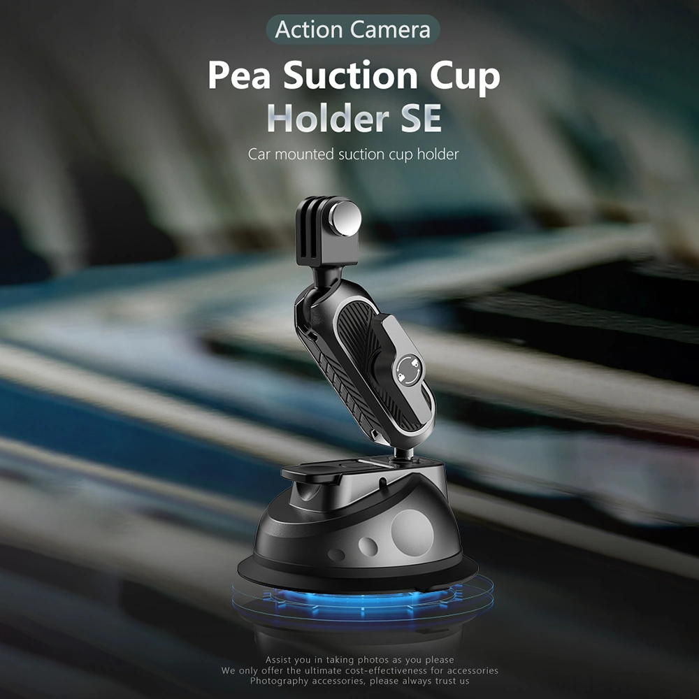 Moveevo Abs Plastiği Araç Süngeri Stantı - 360 Döner, İki Toplu Tasarım, Spor Kamerası Bağlantısı, Gopro/ınsta360/mirrorless Uyumlu