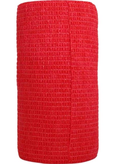 Sayberk - Coban Kendinden Yapışkanlı Bandaj 10cmx4.5mt Kırmızı - 30 Adet