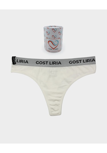 Gost Liria İvory Kadın String Külot Ekru Ekru