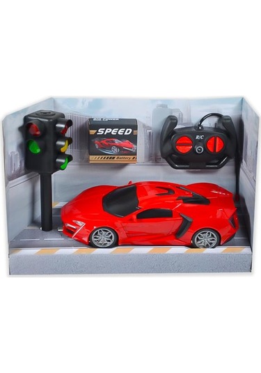 Ctoys 1:16 Uzaktan Kumandalı Usb Araba Rc Trafik Işıklı Kırmızı 29ac Kırmızı