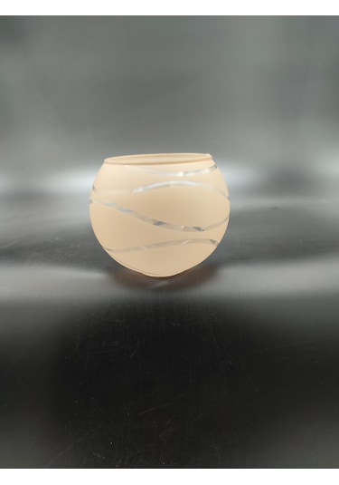 Küçük Avize Camı.küre,suyolu,somon Çap:10.00cm-duy Yuvası:3.00cm Somon