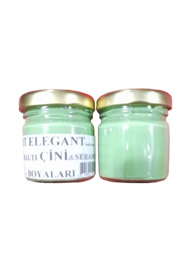Art Elegant Seramik Boyası İznik Turkuaz Yeşil 8824 40 G Turkuaz - Yeşil