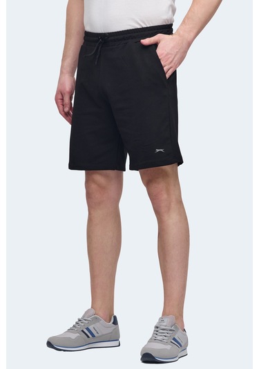 Slazenger Vardah 2 Li Set Erkek Cepli Şort Siyah - Koyu Gri