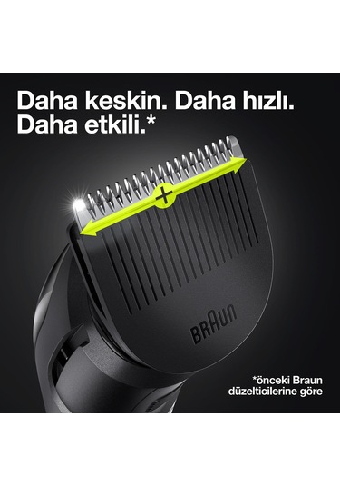 Braun MGK 5380 Erkek Bakım Kiti 9'u 1 Arada Şekillendirici + Gillette