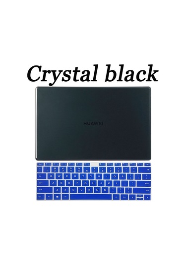 Gubisi Kristal Siyah 1-klvd-wfh9 Uyumlu-huawei Matebook 14 Klvl-w58w Kılıf Huawei Matebook 14 Klvd-wdh9 Kılıfı Hua