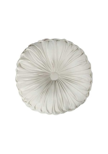 Novahub İskandinav Kadife Yatak Minder - Koyu Gri/süt Beyazı - 30x50cm Um44333-4, Yurt Dışından Gelen Beyaz Beyaz