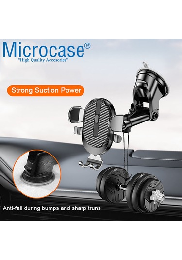 360 Derece Döner Araç İçi Vantuzlu Telefon Tutucu - AL3734