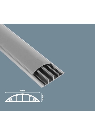 Mutlusan Kablo Kanalı 30 Metre Balık Sırtı Yapışkanlı 75X18 Mm