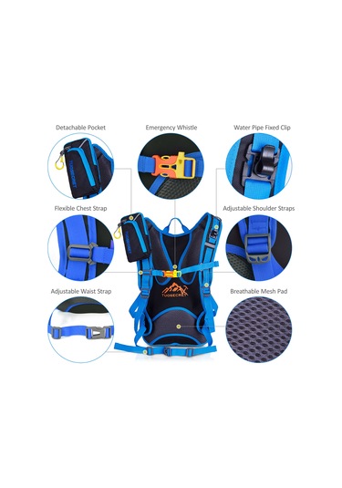 Padalink Dağ Bisikleti Ve Outdoor Sırt Çantası - Su Deposu, Hafif Ve Dayanıklı 650g Sarı