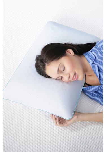 Air Terapi Hava Kanallı Ortopedik Yastık Visco Yastık Yeşil 60x40x16cm Yeşil