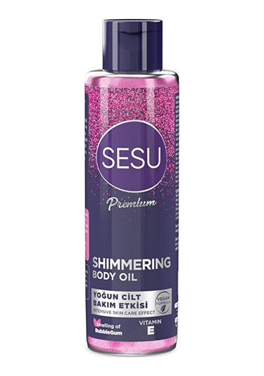 Sesu Simli Vücut Bakım Yağı 150 ML