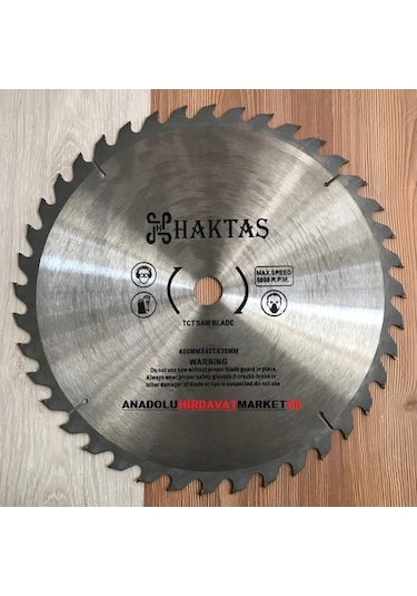 Haktaş 400 MM Elmas Testere Sunta Mdf Ahşap Odun Kesme Testeresi 4