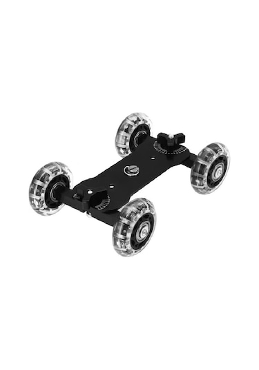 Dp Dslr Makinalar için Mini Dolly Kit Skater Kamera Arabası