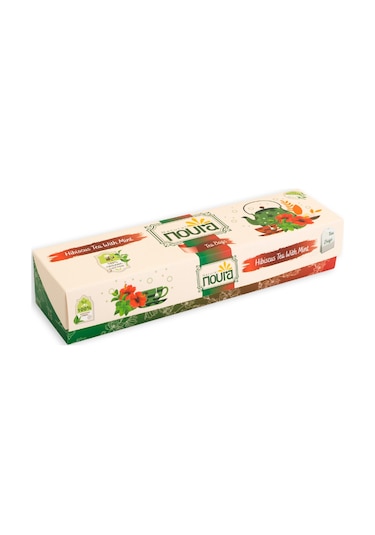 Noura Natural Bardak Poşet Naneli Hibiskus Çayı 25'li