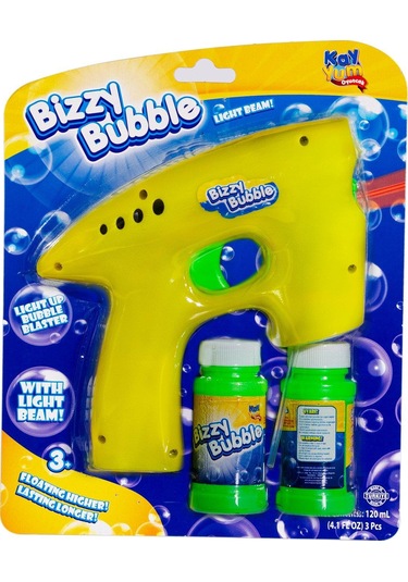 Kayyum Büyük Pilli Işıklı Köpük Tabancası 00573 Sarı