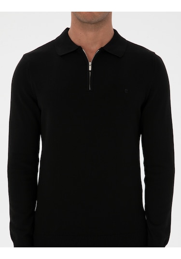 Pierre Cardin Erkek Siyah Kazak /triko 50315406-vr046 Siyah