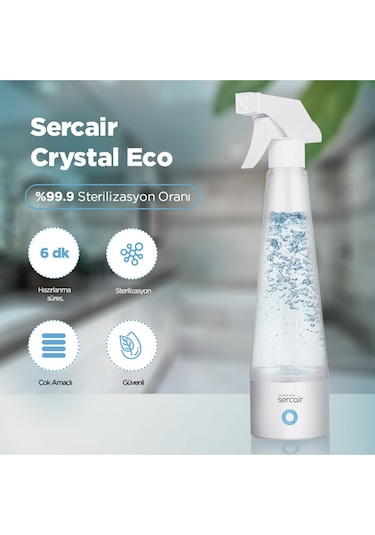 Sercair Crystal Eco Elektrolize Su Üreten Sterilizasyon Spreyi