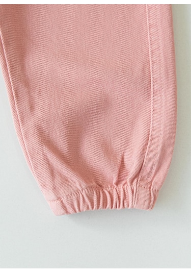 Kitikate Organik Gabardin Bebek Pantolon Pembe Pembe