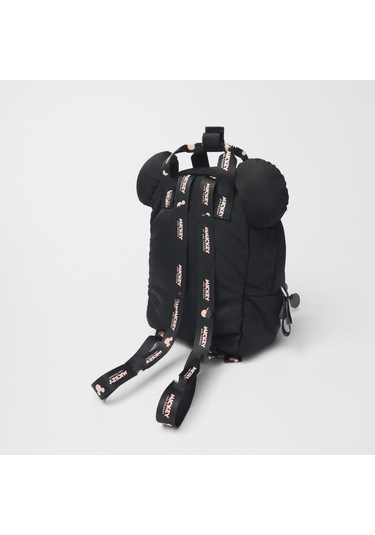 Padalink Günlük Kullanıma Uygun Siyah Nilon Çift Askılı Çanta - 26x19x11cm, 300g, Poliester Forozlu