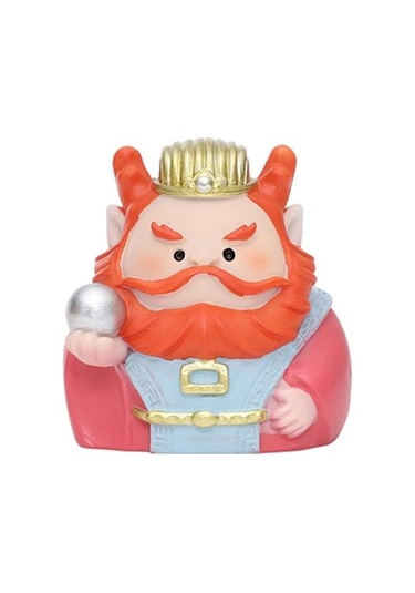 Lijinxu Magideal Karikatür Reçine Çin Ölümsüz Heykelcik Ejder-kral