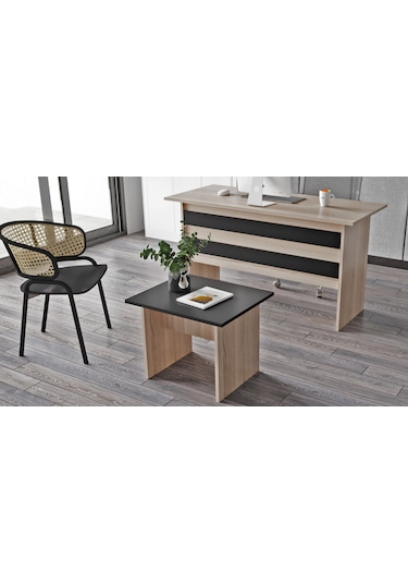 Yurudesign Vario B Ofis Sehpası Meşe-Siyah VO2-OB