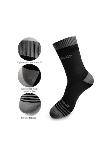 Haki Erkekler Kadınlar İçin Su Geçirmez Nefes Çorap Açık Spor Yürüyüş Kayak Trekking Çorap Haki
