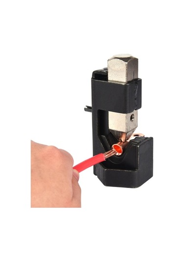 Dancemonkey Evrensel Pil-kablo Çekiç Krimpleme Tel Terminal Kaynağı Lug Krimpleme Aracı Siyah Siyah