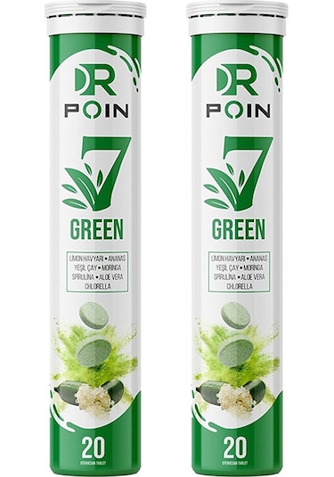Dr Poin 7 Green Efervesan Tablet 2 x 20 Tablet