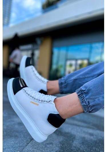 Ch267 Gbt Roma Mirror Erkek Bot Beyaz/sıyah