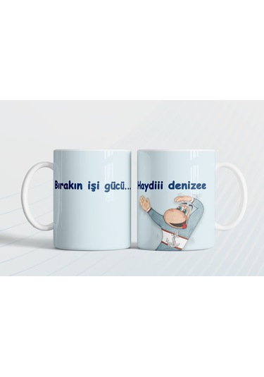 Haydii Denizee Hediye Kupa Love Bug-t Açık Mavi