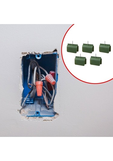 Pazly Yeşil Suntek Priz İşaretleyicileri Elektrik Alçıpan Adet 5 Ow