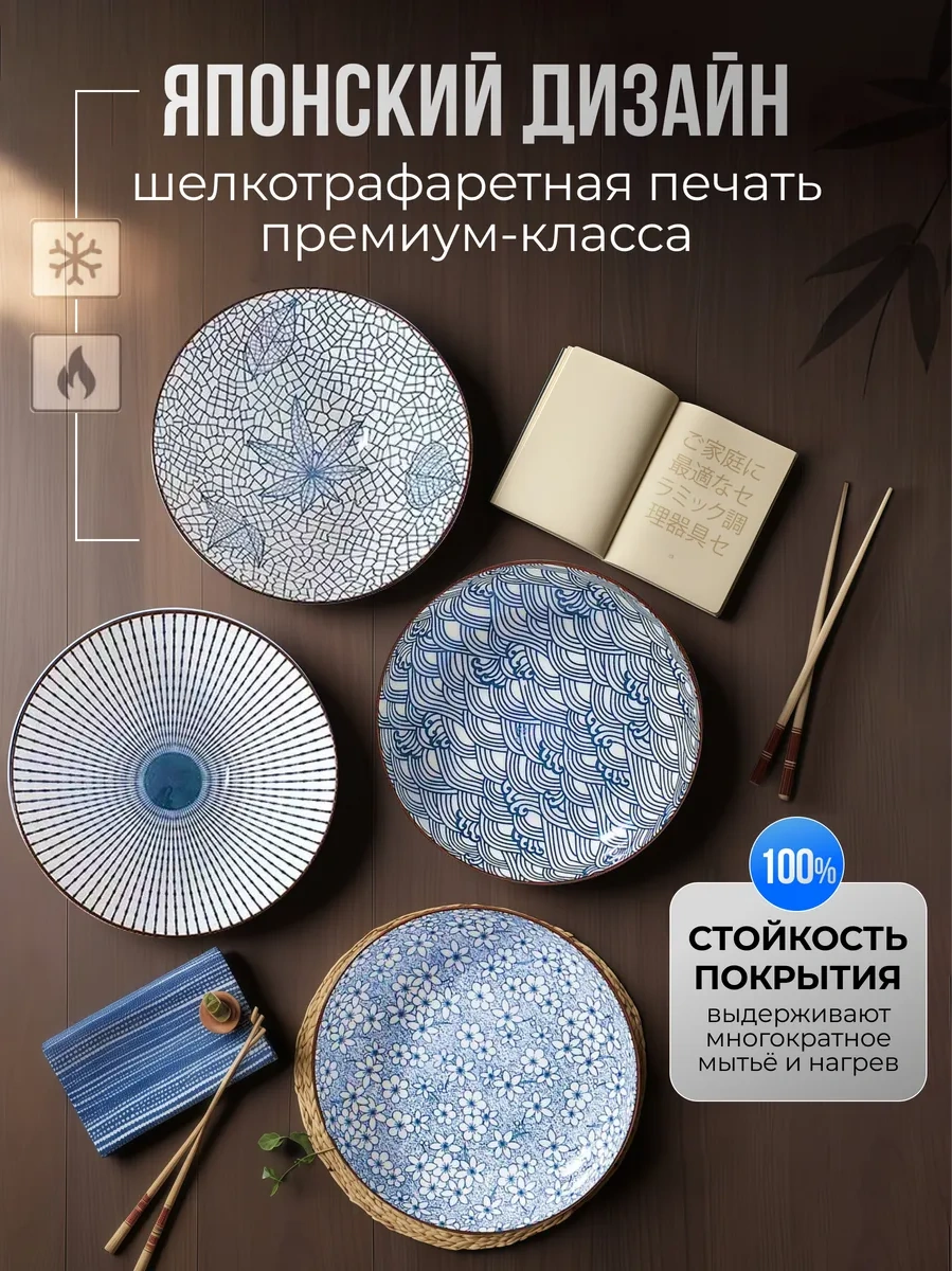 Homium Düz Tabaklı Seramik Yemek Takımı, 4 Parça 70620288 Açık Mavi