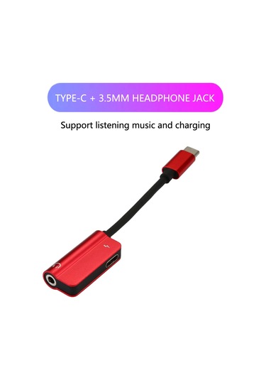 Singree Type-c Kulaklık Ve Şarj Adaptörü - Huawei Samsung Uyumlu Xiaomi İçin Aynı Anda Müzik Dinleme Ve Şarj Etme
