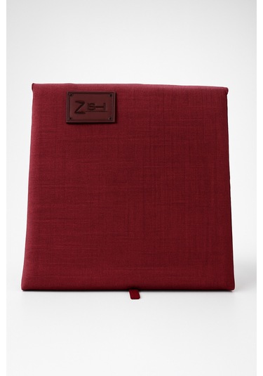 Bordo Katlanır Sünger Misafir Yer Yatağı Ve Balkon Minderi 7cm Bordo