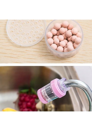 Qingmipy "klor Ve Ağır Metallerden Arındıran Su Filtresi Musluk Başlığı - Sıçrama Önleyici, Su Tasarruflu Mutfak Musluğu"