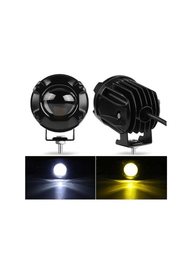 Space Offroad Sis Lambası 40w Beyaz-Amber Çakarlı Adet 12-30v / Lass297
