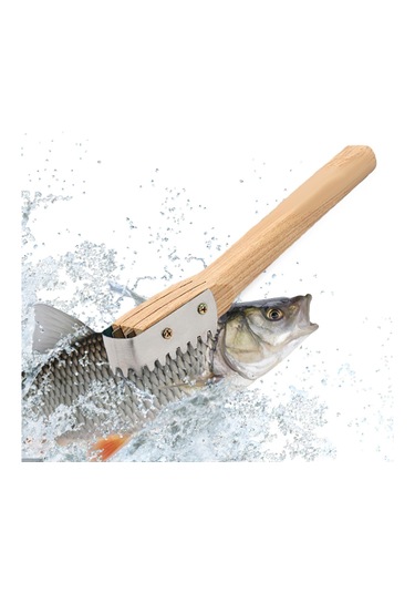 Suntek Balık Sökücü, Hızlı Ölçek Için Paslanmaz Testere Kahverengi Diğer