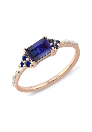 Delazul Rose Safir Yüzük
